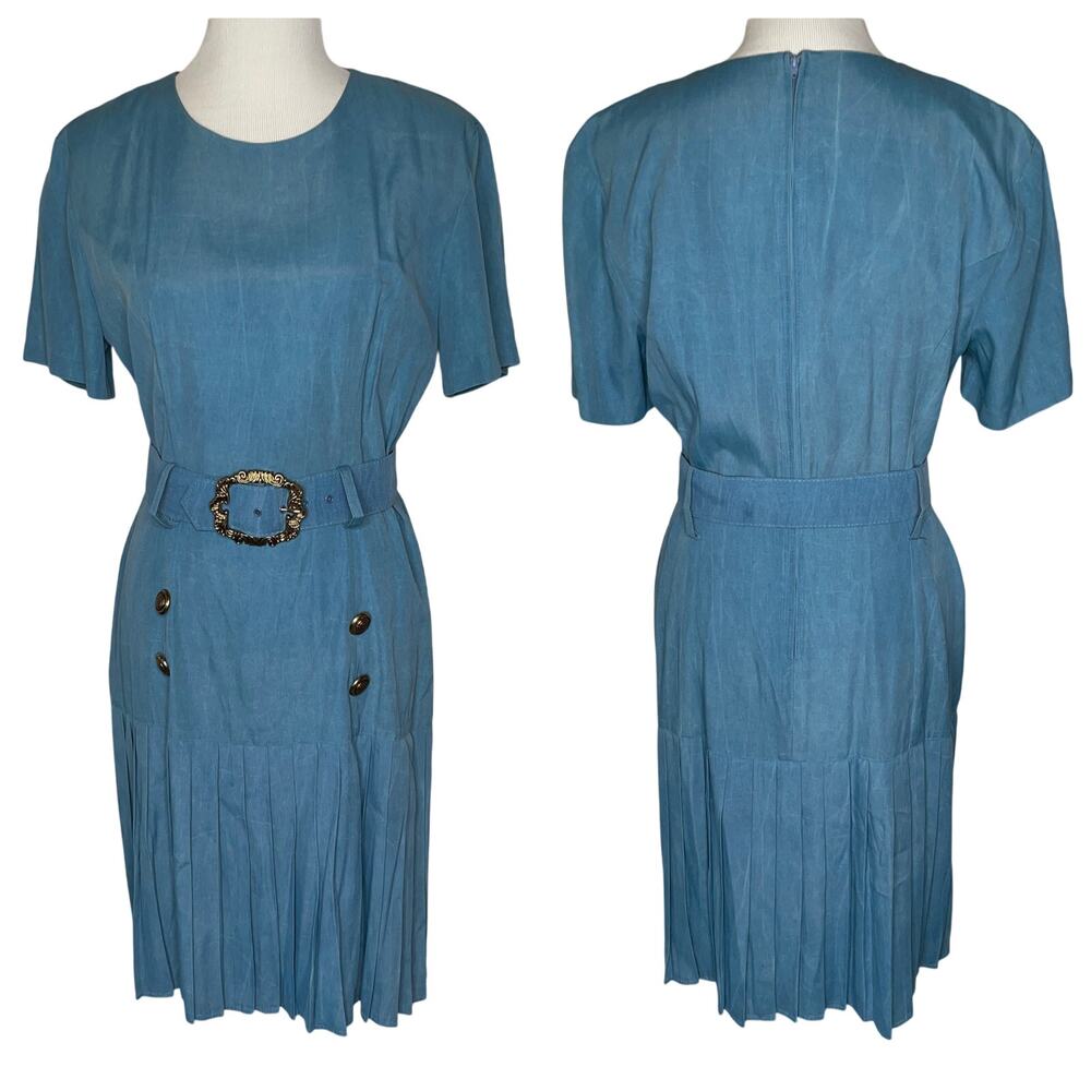 Blondie and Me Vintage Pleated Dress (current Sz 6) Vintage Sz 10